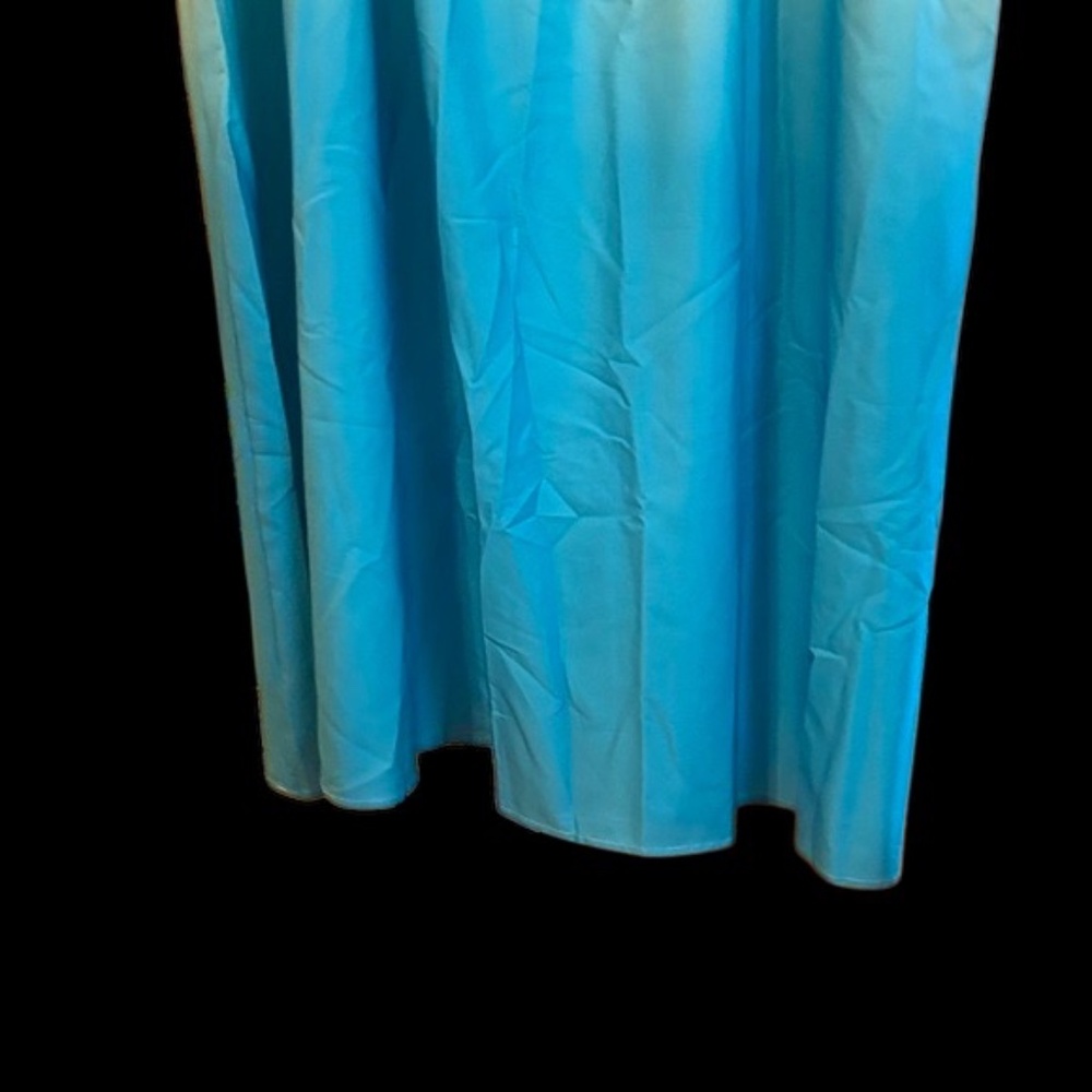 NWOT-Elegant Blue and White Maxi Dress - Picture 7 of 9